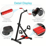 Sturdy Metal Pedal Exercise Bike - Top-Down View