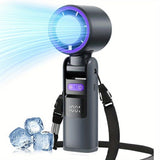 Portable Handheld Turbo Fan with Cooling Tech - Front View
