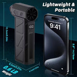 High-Speed Turbo Fan Portable Car Blower - Side View