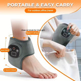 Ankle Heating Massager with Vibration & Heat - Side View