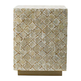 HAYMEN SQUARE SHELL STOOL/TABLE - Top-Down View