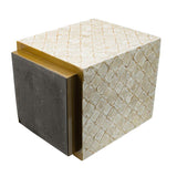 HAYMEN SQUARE SHELL STOOL/TABLE - Rear View