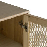 TWO DOOR RATTAN CABINET - Rear View