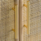 TWO DOOR RATTAN CABINET - Extra Image