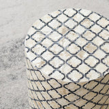 EILAT SHELL STOOL/TABLE - Rear View