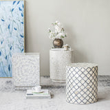 EILAT SHELL STOOL/TABLE - Low Angle