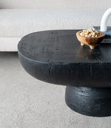 BLACK IS BACK CEMENT COFFEE TABLE - 45-Degree Angle