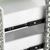 SANTA FE SIDE SHELL INLAY SIDE TABLE - Rear View
