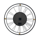 TRAVELER WALL CLOCK WITH MOVING 3D MECHANISM - Low Angle