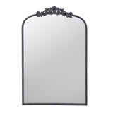 ORNATE METALLIC WALL MIRROR - Front View