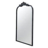 ORNATE METALLIC WALL MIRROR - Side View