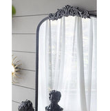 ORNATE METALLIC WALL MIRROR - 45-Degree Angle