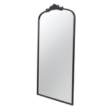 ORNATE METALLIC FLOOR MIRROR - Front View