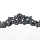 ORNATE METALLIC FLOOR MIRROR - Top-Down View