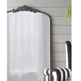 ORNATE METALLIC FLOOR MIRROR - 45-Degree Angle