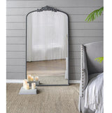 ORNATE METALLIC FLOOR MIRROR - Rear View