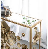 FLORET MIRRORED CONSOLE TABLE - Front View