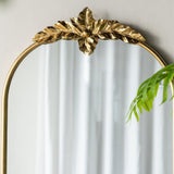 MARION TALL GOLD WALL MIRROR - 45-Degree Angle