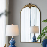 MARION TALL GOLD WALL MIRROR - Rear View