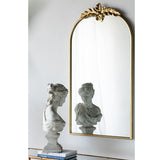 MARION TALL GOLD WALL MIRROR - Low Angle