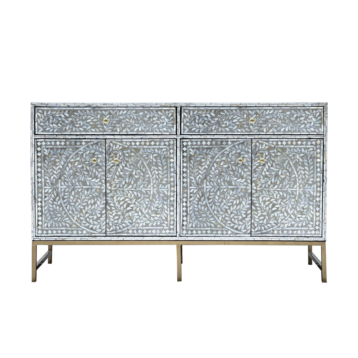 MOTHER OF PEARL HAND MADE SWISH SIDEBOARD