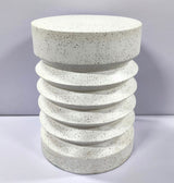 LOLA CEMENT SIDE TABLE - Side View