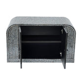 MOTHER OF PEARL MONACO HAND MADE SIDEBOARD - Rear View