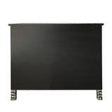 MOTHER OF PEARL HAND MADE MONOCHROME CHEST OF DRAWS - Low Angle