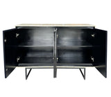 MOTHER OF PEARL HAND MADE SWIRL SIDEBOARD - Rear View