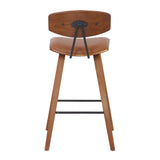 RETRO KITCHEN BENCH HEIGHT CHAIR - Top-Down View