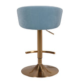 WINFREY GAS LIFT BAR STOOL - Top-Down View