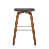 COOPER BAR STOOL BLACK - Front View