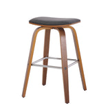 COOPER BAR STOOL BLACK - Top-Down View