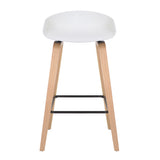 COMFY BAR STOOL WHITE - Front View