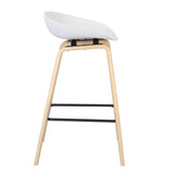 COMFY BAR STOOL WHITE - Side View