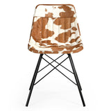 EAMES STYLE COWHIDE CHAIR - Front View