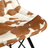 EAMES STYLE COWHIDE CHAIR - 45-Degree Angle