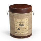 CYLINDRICAL CHATEAU OTTOMAN