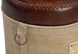 CYLINDRICAL CHATEAU OTTOMAN - Top-Down View