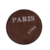 INDUSTRIAL PARIS WIND UP CAST IRON BAR STOOL - Side View
