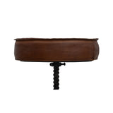 INDUSTRIAL PARIS WIND UP CAST IRON BAR STOOL - 45-Degree Angle