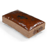LARGE CHARLESTON POLO HAND MADE CUSHION - Side View
