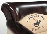 CHARLESTON POLO VINTAGE ARM CHAIR - Top-Down View