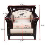 CHARLESTON POLO VINTAGE ARM CHAIR - Extra Image