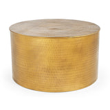 HAMMERED COFFEE TABLE - Side View