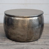 OPEN TOP HAND FORGED METAL COFFEE TABLE - Side View