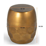 BELLA HEXAGON SIDE TABLE - Rear View
