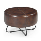 BOLERO LEATHER COFFEE TABLE/OTTOMAN
