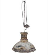 INDUSTRIAL HANGING LAMP SHADE - Front View