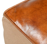 CHARLESTON POLO SQUARE OTTOMAN - Side View